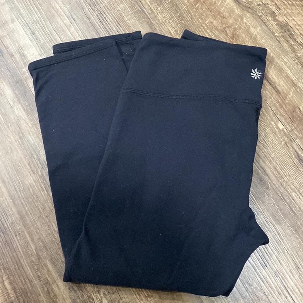 Black Athleta Cropped Leggings Size Small